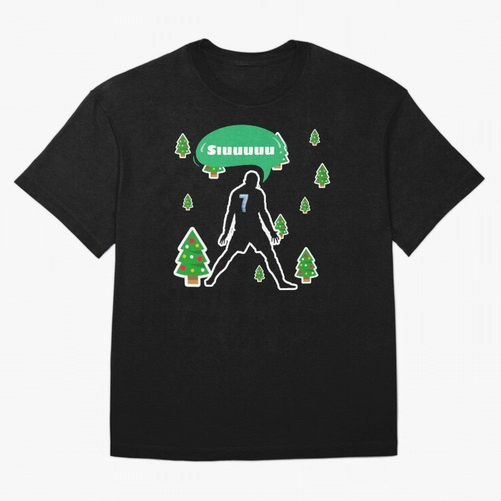Christmas siuuu Cristiano ronaldo Oversized T-Shirt Follow Every Goal of the FIFA World Cup 2026 Group Stage Journey through Mbappe and Neymar Highlights, England and Germany Pride, Champion Mindset, Group Stage Buzz, Knockout Tension and