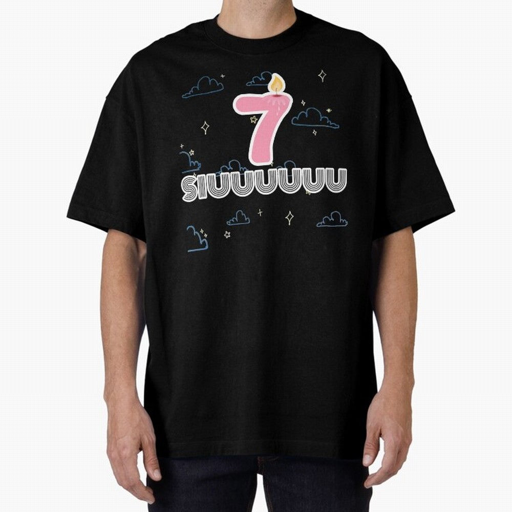 Siuuu 7 Cristiano ronaldo Oversized T-Shirt Share FIFA World Cup 2026 for Fans of Neymar and England, Bringing Global Supporter Spirit, Legendary Goals, National Colors and Tournament Celebration; Great for Supporters Who Love Legendary Players,