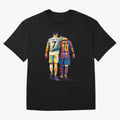 Cristiano Ronaldo & Messi Oversized T-Shirt Celebrate the Magic of FIFA World Cup 2026 USA Canada Mexico Inspired by Haaland and Mbappe, Spain Energy, Fan Favorite Moments, National Team Passion, Big Match Drama and Soccer History; Great for