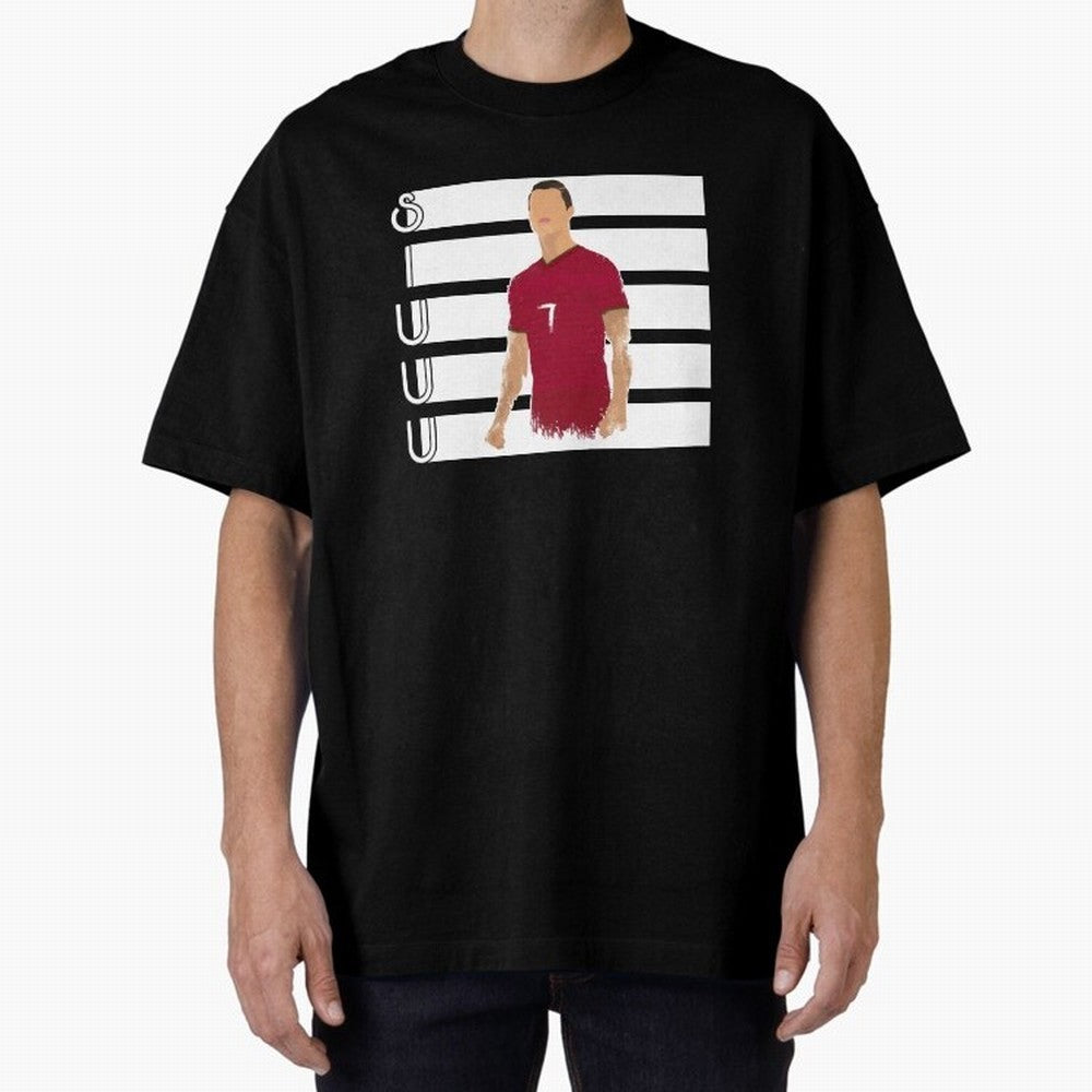Siuuu cr7 funny goal Oversized T-Shirt Showcase FIFA World Cup 2026 Group Stage for Fans of CR7 and Messi and Argentina, Bringing Stadium Memories, Football Loyalty, International Chants and Championship Tradition; Made for Collectors Who Enjoy