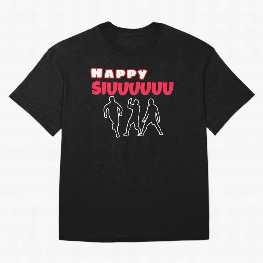 Happy siuuu CR7 goal Oversized T-Shirt Celebrate Rivalries and Pride in FIFA World Cup 2026 Spirit, Connected to England and Germany, Messi, Global Supporter Spirit, Legendary Goals, National Colors and Tournament Celebration; Made for Collectors