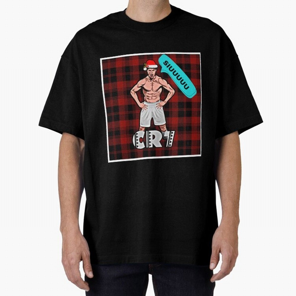 Siuuu Cristiano ronaldo goal Oversized T-Shirt Support Your Favorite Stars during FIFA World Cup 2026 for Fans of CR7 and Messi and England, France and Netherlands, Bringing Soccer Culture, Superstar Moments, National Team Dreams and Competitive