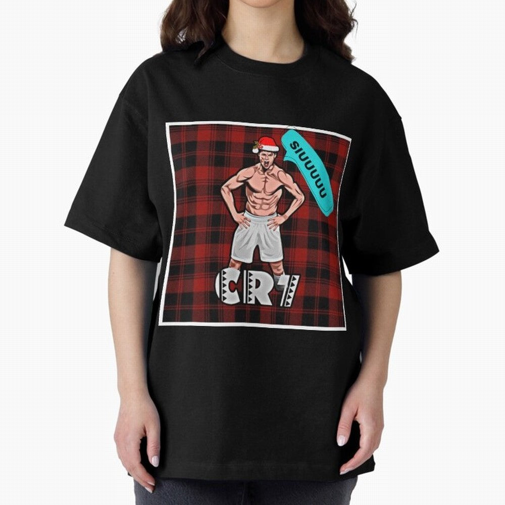 Siuuu Cristiano ronaldo goal Oversized T-Shirt Support Your Favorite Stars during FIFA World Cup 2026 for Fans of CR7 and Messi and England, France and Netherlands, Bringing Soccer Culture, Superstar Moments, National Team Dreams and Competitive