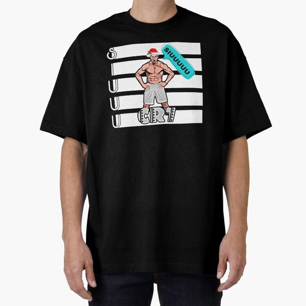 Siuuu Cristiano ronaldo goal Oversized T-Shirt Celebrate Rivalries and Pride in FIFA World Cup 2026 Group Stage Built around Haaland and Mbappe, Portugal, Spain and Germany Energy, Sports Nostalgia, International Competition, Famous Players and