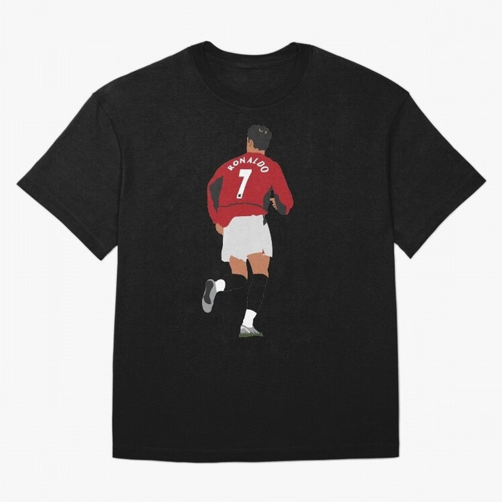 Ronaldo - Man Utd - 2004 Oversized T-Shirt Carry the Dream of Global Football Passion for FIFA World Cup 2026 Group Stage, Celebrating CR7 and Messi, France and Portugal, Global Supporter Spirit, Legendary Goals, National Colors and Tournament