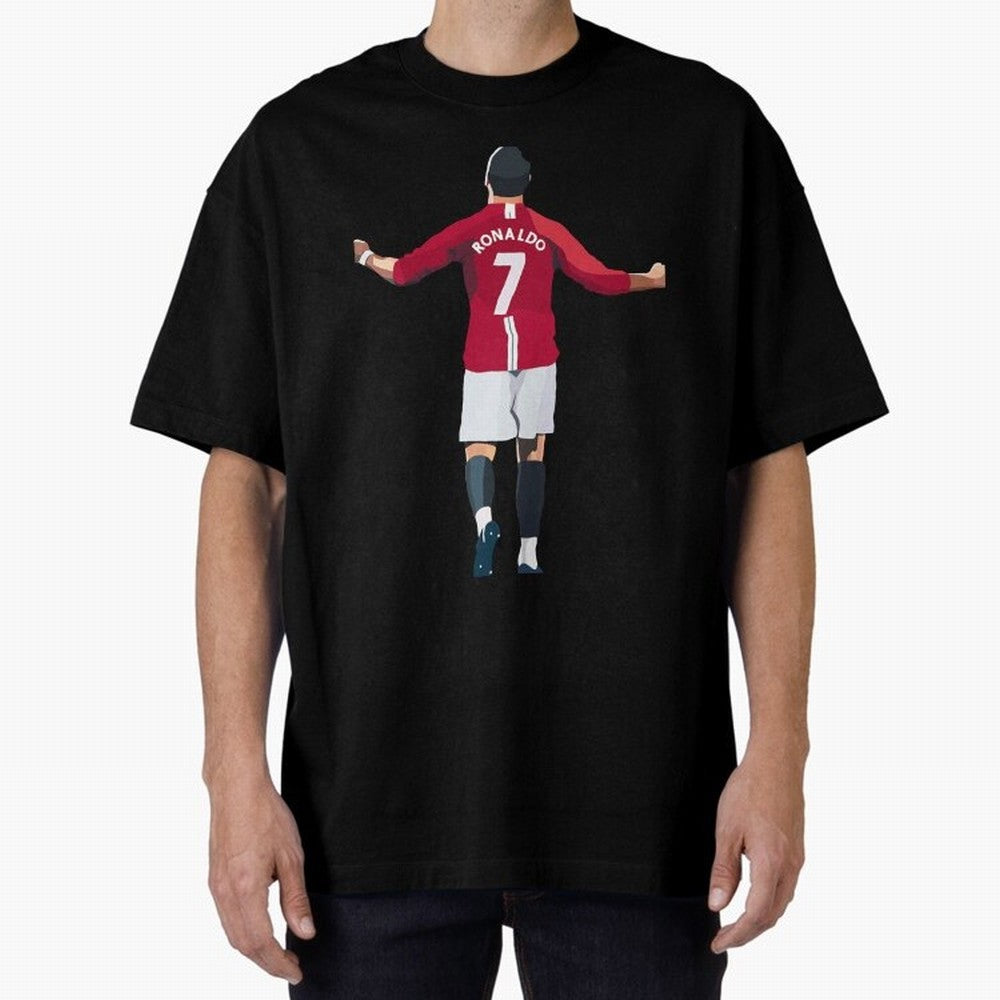 Legend Cristiano Ronaldo Oversized T-Shirt Feel the Heartbeat of Match Day Hype around FIFA World Cup 2026 Group Stage, CR7 and Messi, Portugal, Spain and Germany, Retro Football Energy, Iconic Rivalries, Trophy Chase Drama and Stadium Atmosphere;