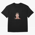 Cristiano Ronaldo Big Face Young Ronaldo Oversized T-Shirt Get Ready for FIFA World Cup 2026 Group Stage for Fans of Mbappe and Neymar and England, France and Netherlands, Bringing Football History, Final Match Energy, Crowd Noise and Once in a
