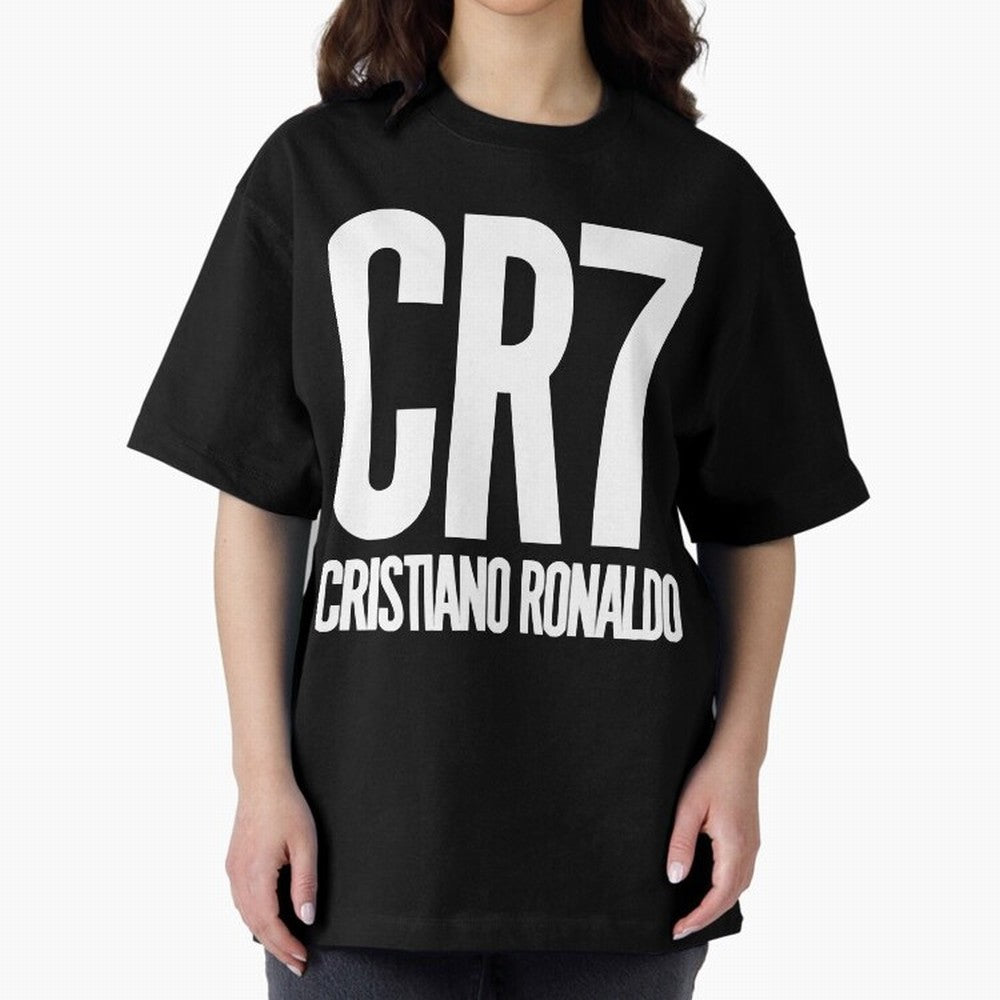 CR7 Cristiano Ronaldo Oversized T-Shirt Support Iconic Players in FIFA World Cup 2026 for Fans of Mbappe and Neymar and Argentina, Bringing Champion Mindset, Group Stage Buzz, Knockout Tension and Passionate Fan Culture; Perfect for Fans,