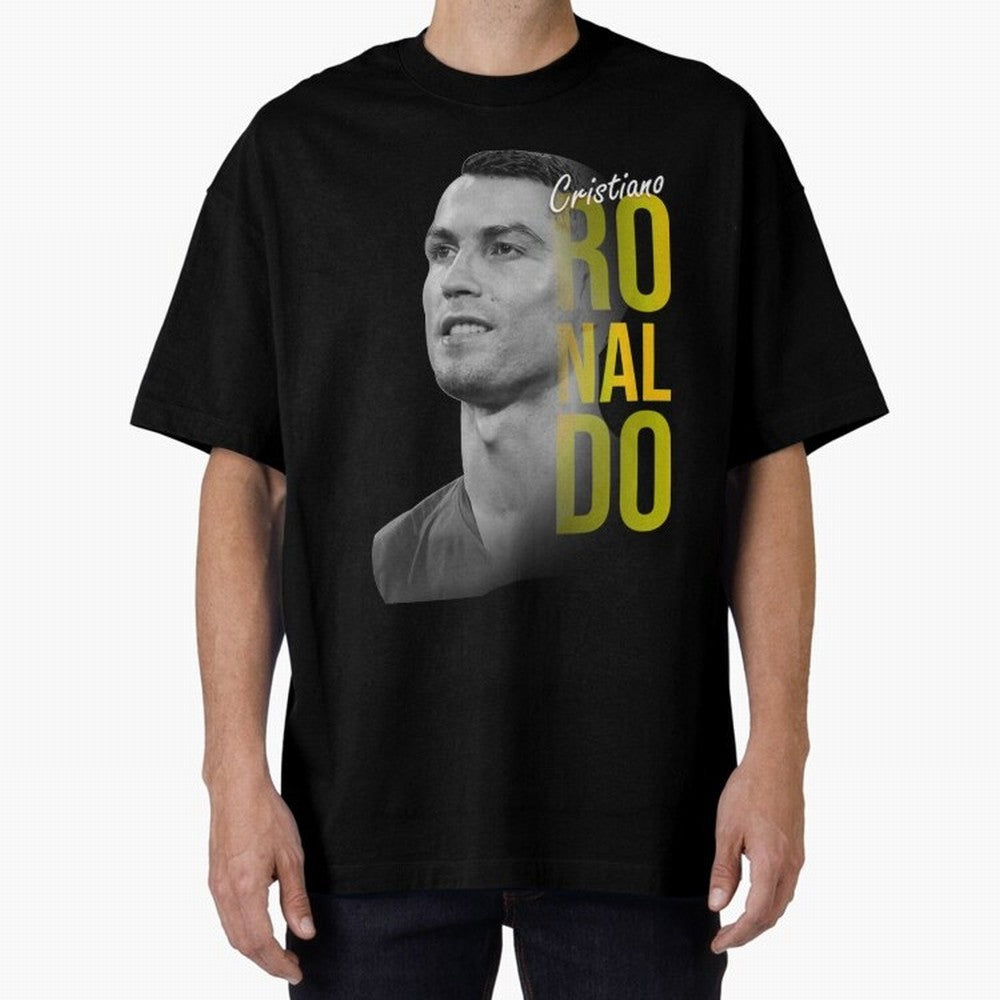 Ronaldo Cr7 Cristiano Ronaldo The Rocket Oversized T-Shirt Feel International Energy from Global Football Passion for FIFA World Cup 2026, Inspired by Neymar, Haaland and Cristiano Ronaldo, France and Portugal, Fan Favorite Moments, National Team