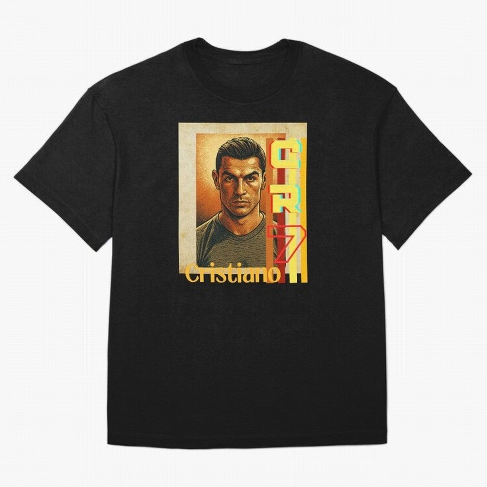 Cristiano Ronaldo Oversized T-Shirt Celebrate Every Goal in FIFA World Cup 2026 Spirit, with Brazil, Portugal and Argentina, Haaland and Mbappe, Supporter Pride, Iconic Celebrations, Legendary Names and Global Match Day Energy; Created for Match