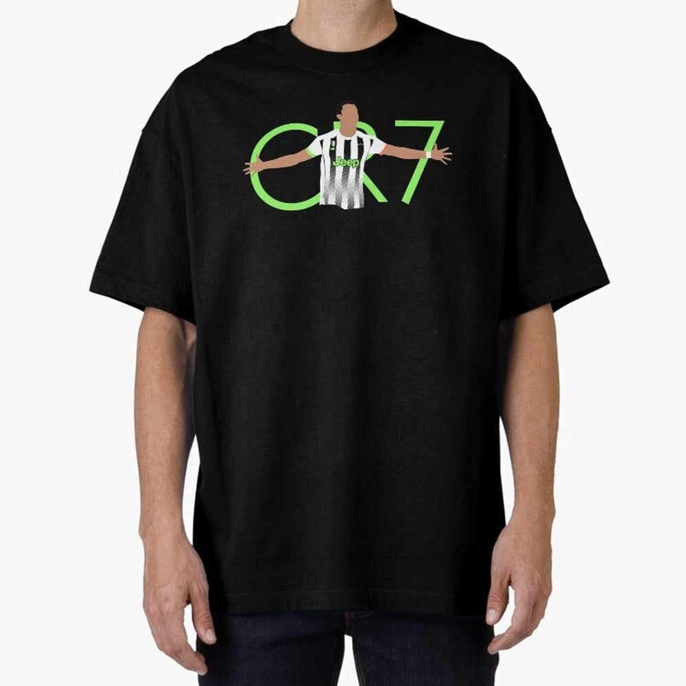 CR7 Oversized T-Shirt Follow the Road to FIFA World Cup 2026 Spirit, Made for Spain and Netherlands, CR7 and Messi, Supporter Pride, Iconic Celebrations, Legendary Names and Global Match Day Energy; Ideal for Fans Who Follow Messi, Cristiano
