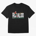 Cristiano Ronaldo Portugal Jersey -Last World Cup 2 Vintage Style Oversized T-Shirt Celebrate the Road through FIFA World Cup 2026 USA Canada Mexico Spirit, Centered on Germany, Cristiano Ronaldo, Haaland and CR7, Football History, Final Match