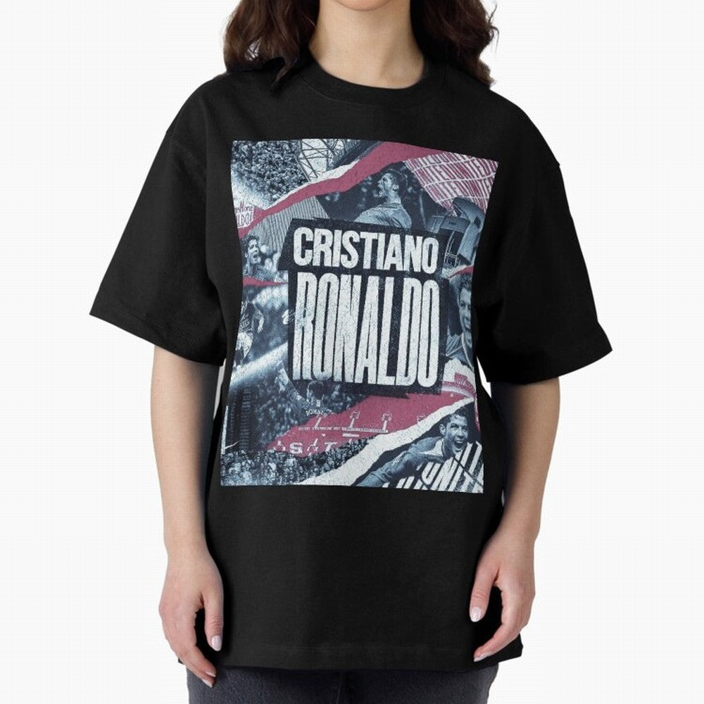 Cristiano Ronaldo Oversized T-Shirt Show Your Tournament Heart for Global Football Passion for FIFA World Cup 2026 USA Canada Mexico, with Mbappe, Argentina and Brazil, Stadium Chants, National Pride, Trophy Dreams and Unforgettable Football