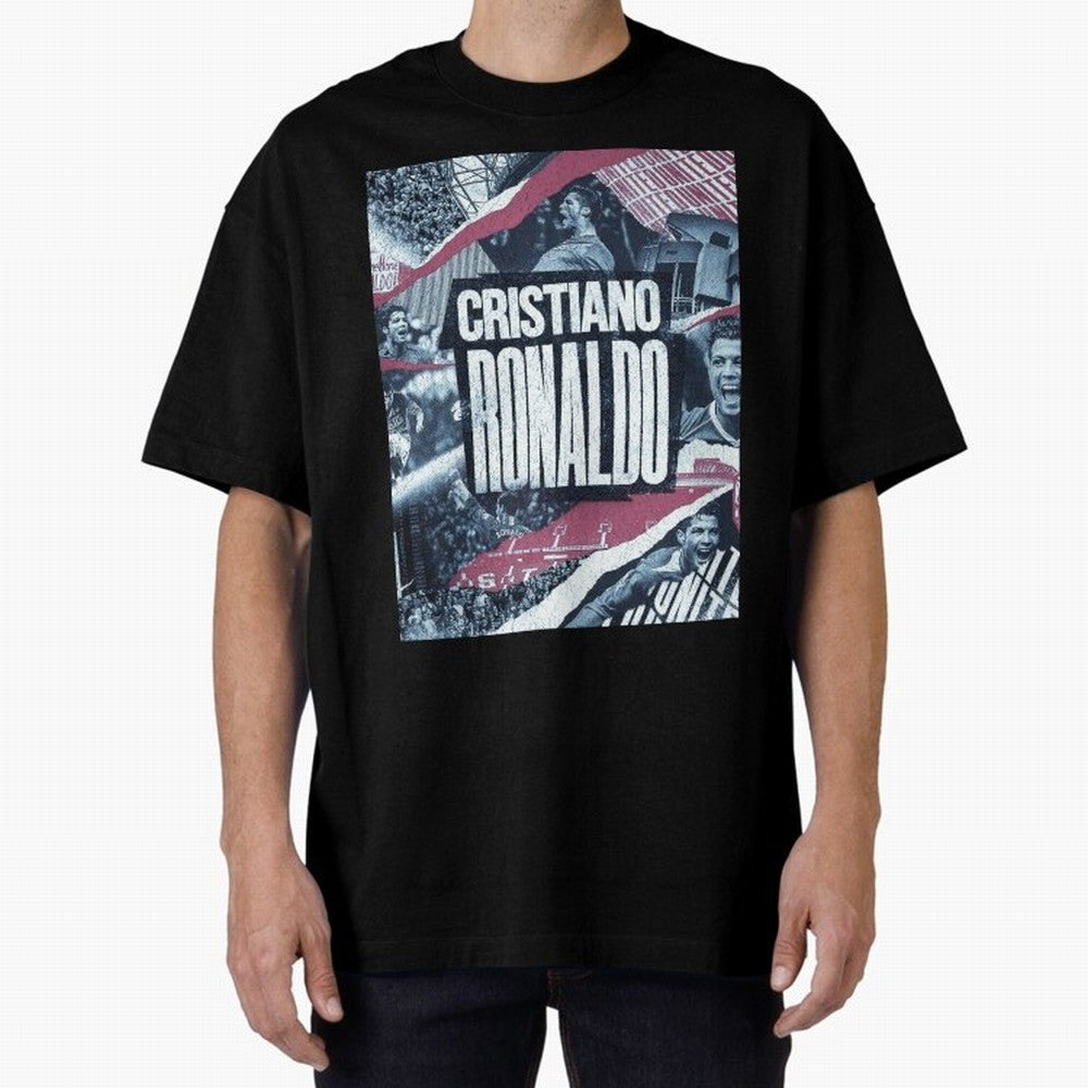 Cristiano Ronaldo Oversized T-Shirt Show Your Tournament Heart for Global Football Passion for FIFA World Cup 2026 USA Canada Mexico, with Mbappe, Argentina and Brazil, Stadium Chants, National Pride, Trophy Dreams and Unforgettable Football