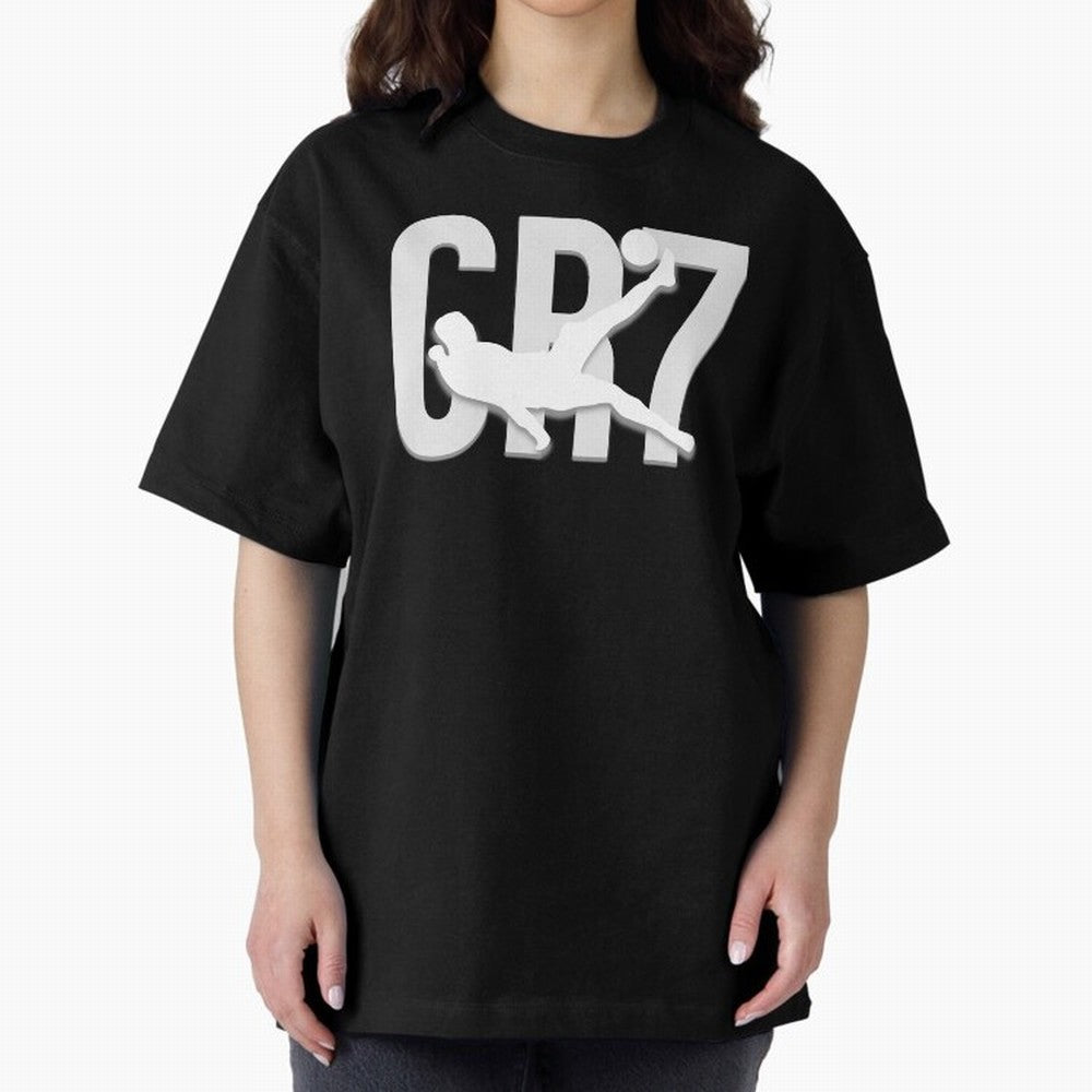 Cristiano Ronaldo Oversized T-Shirt Celebrate Supporters United by Global Football Passion for FIFA World Cup 2026, with Haaland and Mbappe, England and Germany, Sports Nostalgia, International Competition, Famous Players and Unforgettable