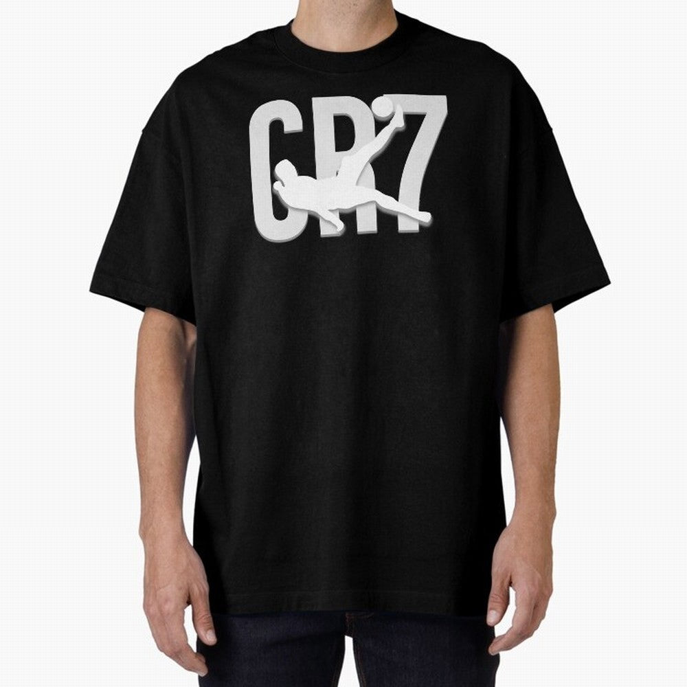 Cristiano Ronaldo Oversized T-Shirt Celebrate Supporters United by Global Football Passion for FIFA World Cup 2026, with Haaland and Mbappe, England and Germany, Sports Nostalgia, International Competition, Famous Players and Unforgettable