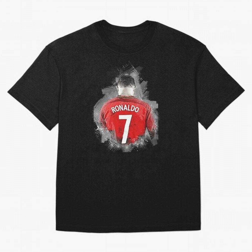 Cristiano Ronaldo Oversized T-Shirt Honor Football Greatness during the FIFA World Cup 2026 Journey through Haaland and Mbappe Highlights, Portugal Pride, Fan Favorite Moments, National Team Passion, Big Match Drama and Soccer History; Perfect for