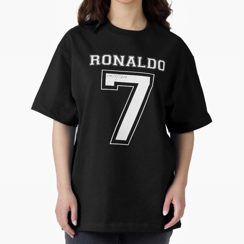 Cristiano Ronaldo Oversized T-Shirt Carry the Dream of Match Day Hype around FIFA World Cup 2026 Group Stage, Neymar, Germany, Football Festival Excitement, Trophy Ambitions, Country Rivalries and Star Player Buzz; Built for Supporters Chasing