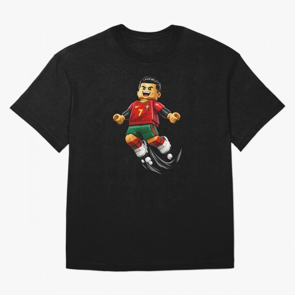 Cristiano Ronaldo. Siuuuuuu! Lego Mundial Oversized T-Shirt Bring a Champion Mindset to Match Day Hype around FIFA World Cup 2026, Mbappe and Neymar, Argentina and Brazil, Tournament Hype, Historic Matchups, Family Viewing Parties and Global Sports