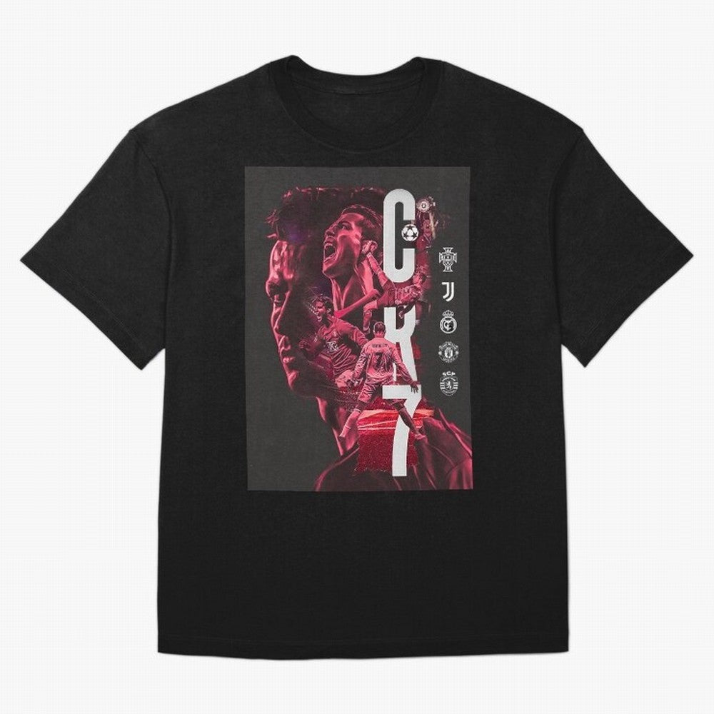 CR7 Oversized T-Shirt Keep the Match Day Mood of the FIFA World Cup 2026 Group Stage Journey through Messi, Neymar and Mbappe Highlights, England Pride, Classic Soccer Heritage, Championship Pressure, Fan Loyalty and International Pride; Perfect