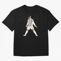 Cristiano Ronaldo Oversized T-Shirt Celebrate FIFA World Cup 2026 Group Stage Spirit, Celebrating Portugal, CR7 and Messi, Supporter Pride, Iconic Celebrations, Legendary Names and Global Match Day Energy; Ideal for Football Dads, Football Moms,