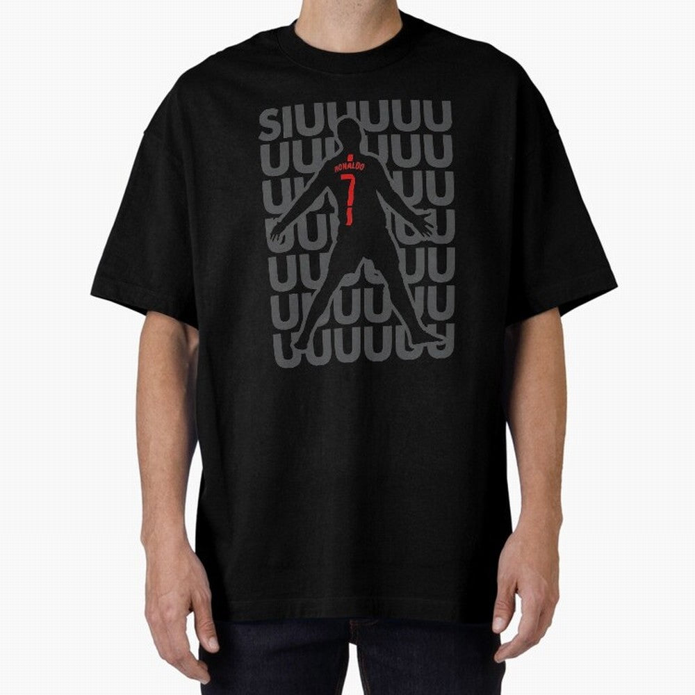 Cristiano Ronaldo Oversized T-Shirt Represent the Passion of FIFA World Cup 2026 Group Stage with Messi, Neymar and Mbappe, Spain Energy, Match Day Excitement, Supporter Culture, Golden Goals and Global Football Passion; Created for Match Day