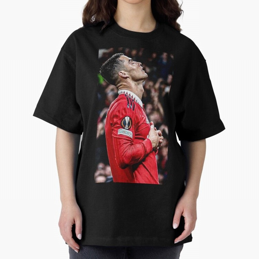 Cristiano Ronaldo CR7 Oversized T-Shirt Fuel FIFA World Cup 2026 for Fans of Mbappe and England, Bringing Worldwide Fan Energy, Dramatic Goals, Stadium Lights and Championship Celebrations; Ideal for Passionate Fans Who Love Underdog Stories,