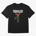 Cristiano Ronaldo Portugal Jersey -The Farewell Oversized T-Shirt Turn Up for the FIFA World Cup 2026 Group Stage Journey through Cristiano Ronaldo, Haaland and CR7 Highlights, Argentina, France and Brazil Pride, Fan Favorite Moments, National Team