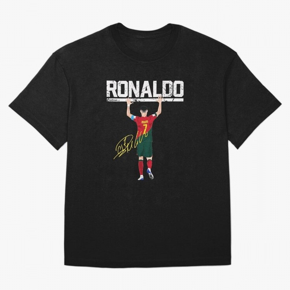 Cristiano Ronaldo Portugal Jersey -The Farewell Oversized T-Shirt Turn Up for the FIFA World Cup 2026 Group Stage Journey through Cristiano Ronaldo, Haaland and CR7 Highlights, Argentina, France and Brazil Pride, Fan Favorite Moments, National Team