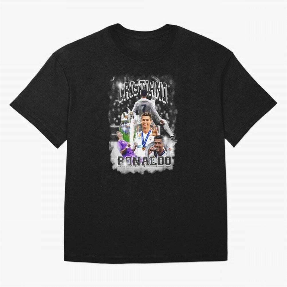 Cristiano Ronaldo Oversized T-Shirt Bring Home FIFA World Cup 2026 Group Stage for Fans of Neymar and Germany, Bringing Football Festival Excitement, Trophy Ambitions, Country Rivalries and Star Player Buzz; Perfect for Fans, Collectors, Family