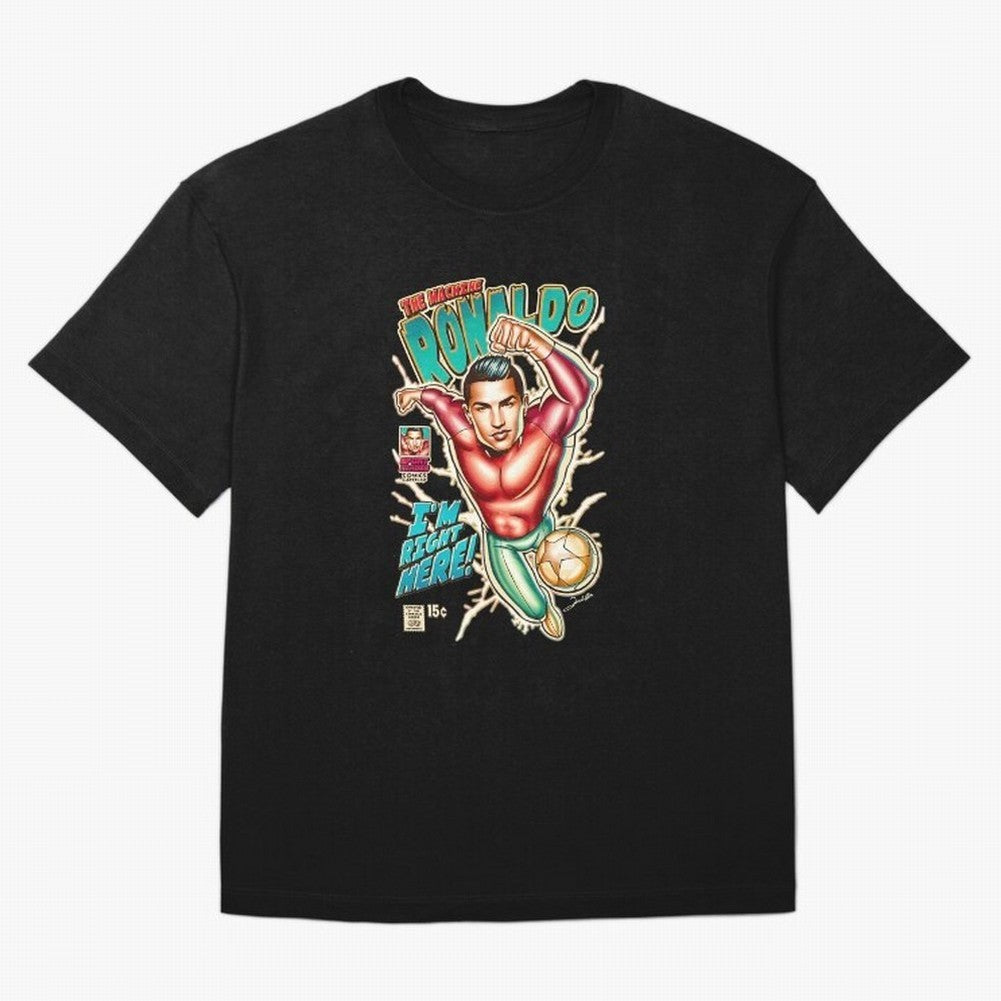Cristiano Ronaldo CR7 Cristiano Ronaldo Oversized T-Shirt Represent Football Lovers during the FIFA World Cup 2026 Journey through CR7 and Messi Highlights, France and Portugal Pride, Goal Celebration Energy, Supporter Heritage, Football Icons and