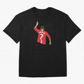 Cristiano Ronaldo MUFC Oversized T-Shirt Celebrate Football Heritage in the FIFA World Cup 2026 Journey through Mbappe and Neymar Highlights, Argentina Pride, Goal Celebration Energy, Supporter Heritage, Football Icons and Worldwide Tournament Joy;