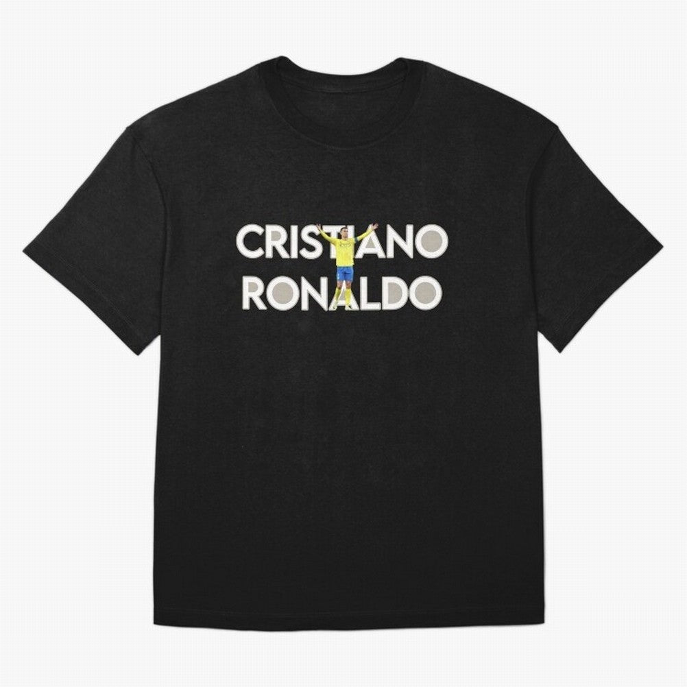 Cristiano Ronaldo Oversized T-Shirt Celebrate Unforgettable Nights in Global Football Passion for FIFA World Cup 2026 USA Canada Mexico, Connected to Neymar, Haaland and Cristiano Ronaldo, Germany, Championship Spirit, Famous Goals, Roaring Crowds