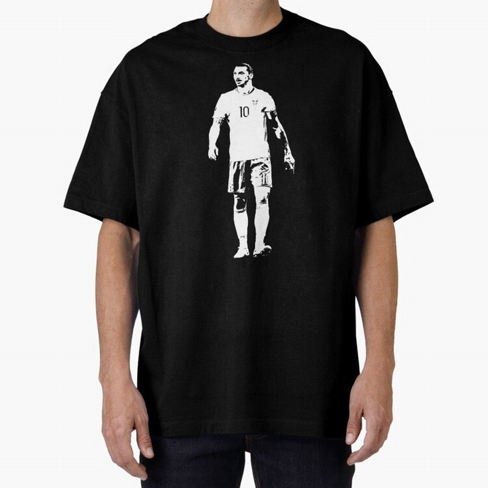 Zlatan-Ibra Oversized T-Shirt Support Your Favorite Stars during FIFA World Cup 2026 USA Canada Mexico Highlighting Haaland, England and Germany Energy, Classic Soccer Heritage, Championship Pressure, Fan Loyalty and International Pride; Great for