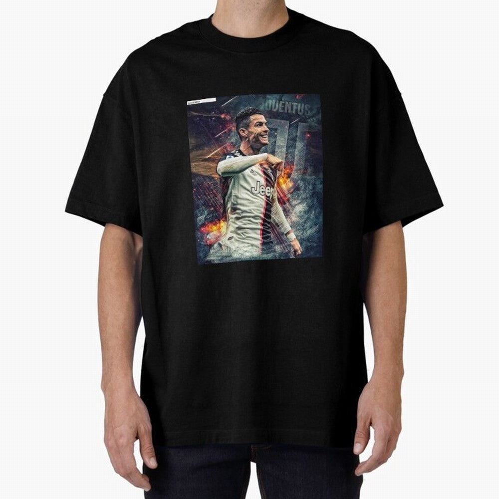 Wallpaper Cristiano Ronaldo Oversized T-Shirt Fuel Your Fan Pride for FIFA World Cup 2026 Spirit, Built around Brazil, Haaland, Soccer Culture, Superstar Moments, National Team Dreams and Competitive Fire; Perfect for Supporters Who Want Bold