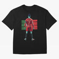 Cristiano Ronaldo Oversized T-Shirt Show Passion for the Stars of FIFA World Cup 2026 USA Canada Mexico Filled with CR7 and Messi, England Energy, Retro Football Energy, Iconic Rivalries, Trophy Chase Drama and Stadium Atmosphere; Ideal for