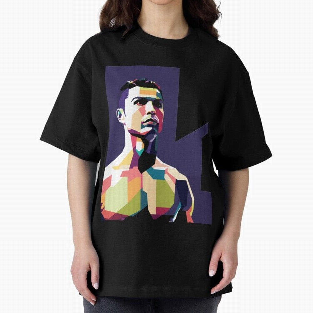 Ronaldo Cristiano Ronaldo Oversized T-Shirt Stand Proud for Global Football Passion for FIFA World Cup 2026 Group Stage, Centered on Mbappe and Neymar, Germany, Soccer Culture, Superstar Moments, National Team Dreams and Competitive Fire; Perfect