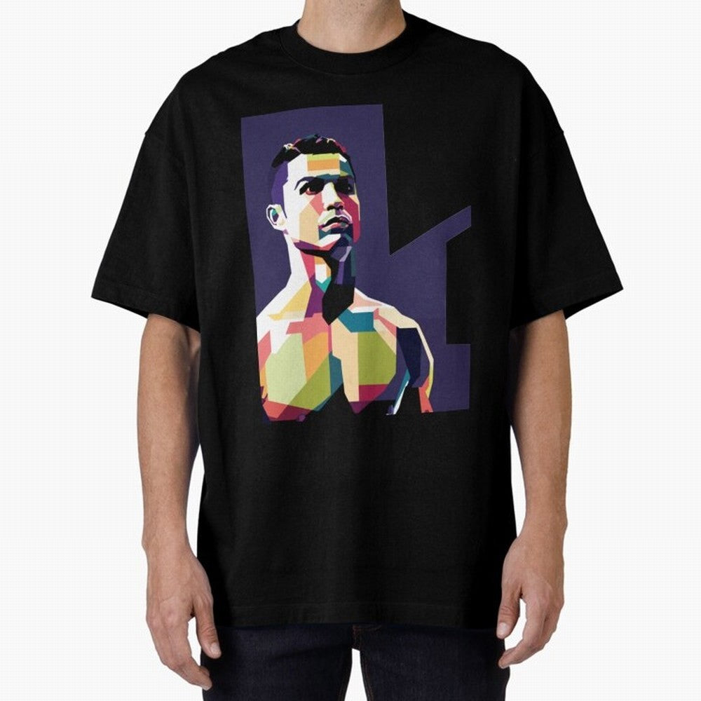Ronaldo Cristiano Ronaldo Oversized T-Shirt Stand Proud for Global Football Passion for FIFA World Cup 2026 Group Stage, Centered on Mbappe and Neymar, Germany, Soccer Culture, Superstar Moments, National Team Dreams and Competitive Fire; Perfect