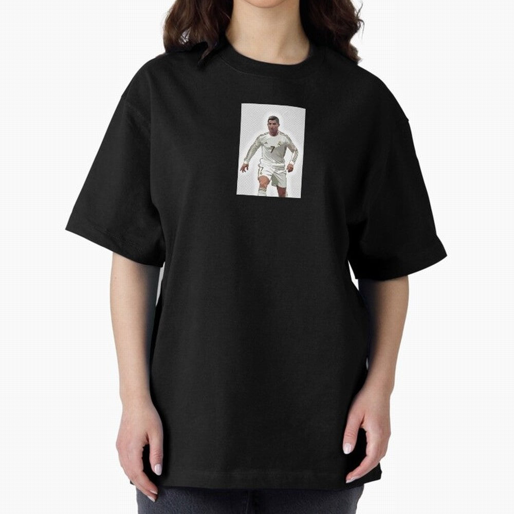 Cristiano Ronaldo Oversized T-Shirt Celebrate the Next Chapter of FIFA World Cup 2026 USA Canada Mexico Spirit, Filled with Brazil, Messi, CR7 and Mbappe, Game Day Rituals, Football Legends, Country Pride and the Road to the Final; Made for Die