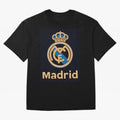 Madrid Oversized T-Shirt Support the FIFA World Cup 2026 Journey through Messi and Cristiano Ronaldo Highlights, Argentina, France and Brazil Pride, Vintage Soccer Flavor, Modern Football Stars, National Flags and Final Night Emotion; Built for