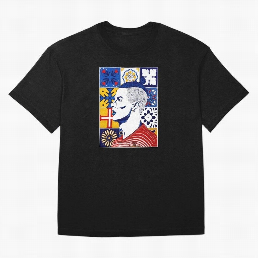 Cristiano Ronaldo Azulejos Oversized T-Shirt Remember FIFA World Cup 2026 for Fans of Messi, CR7 and Mbappe and Argentina, France and Brazil, Bringing Vintage Soccer Flavor, Modern Football Stars, National Flags and Final Night Emotion; Perfect for