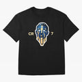 Cristiano Ronaldo Oversized T-Shirt Celebrate Fan Culture around FIFA World Cup 2026 Group Stage for Fans of Haaland and Mbappe and Netherlands, Bringing Vintage Soccer Flavor, Modern Football Stars, National Flags and Final Night Emotion; Perfect