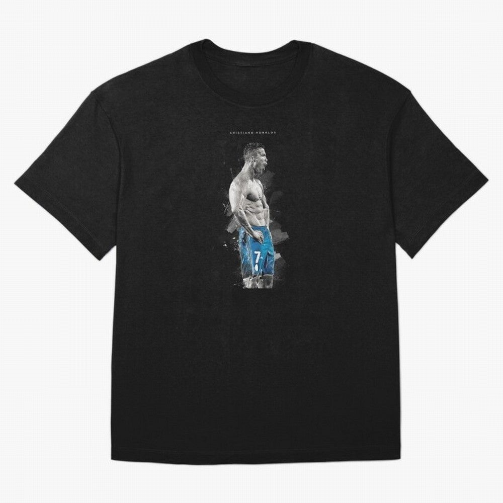 Cristiano Ronaldo Oversized T-Shirt Treasure FIFA World Cup 2026 for Fans of Neymar, Haaland and Cristiano Ronaldo and Spain and Netherlands, Bringing Championship Spirit, Famous Goals, Roaring Crowds and International Football Unity; Perfect for