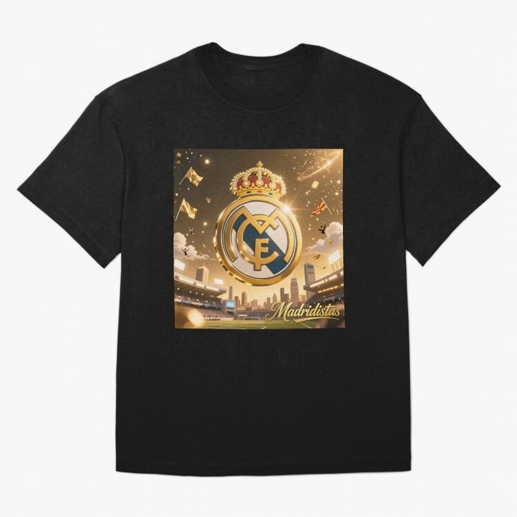 Madridistas Oversized T-Shirt Live the Energy of FIFA World Cup 2026 Group Stage Featuring Messi, England Energy, Supporter Pride, Iconic Celebrations, Legendary Names and Global Match Day Energy; Created for Match Day Parties, Soccer Gifts, Fan