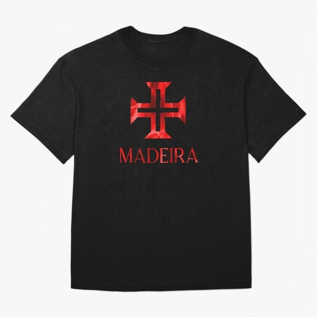 Madeira flames Oversized T-Shirt Carry the Dream of FIFA World Cup 2026 Driven by CR7, Argentina Energy, Tournament Hype, Historic Matchups, Family Viewing Parties and Global Sports Pride; Perfect for Supporters Who Want Bold Football Energy,