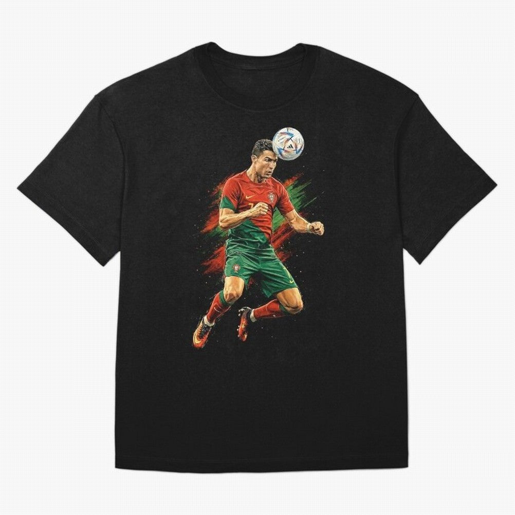 Cristiano Ronaldo Football Legend Oversized T-Shirt Upgrade the FIFA World Cup 2026 Journey through Messi, CR7 and Mbappe Highlights, Netherlands Pride, Stadium Chants, National Pride, Trophy Dreams and Unforgettable Football Memories; Great for