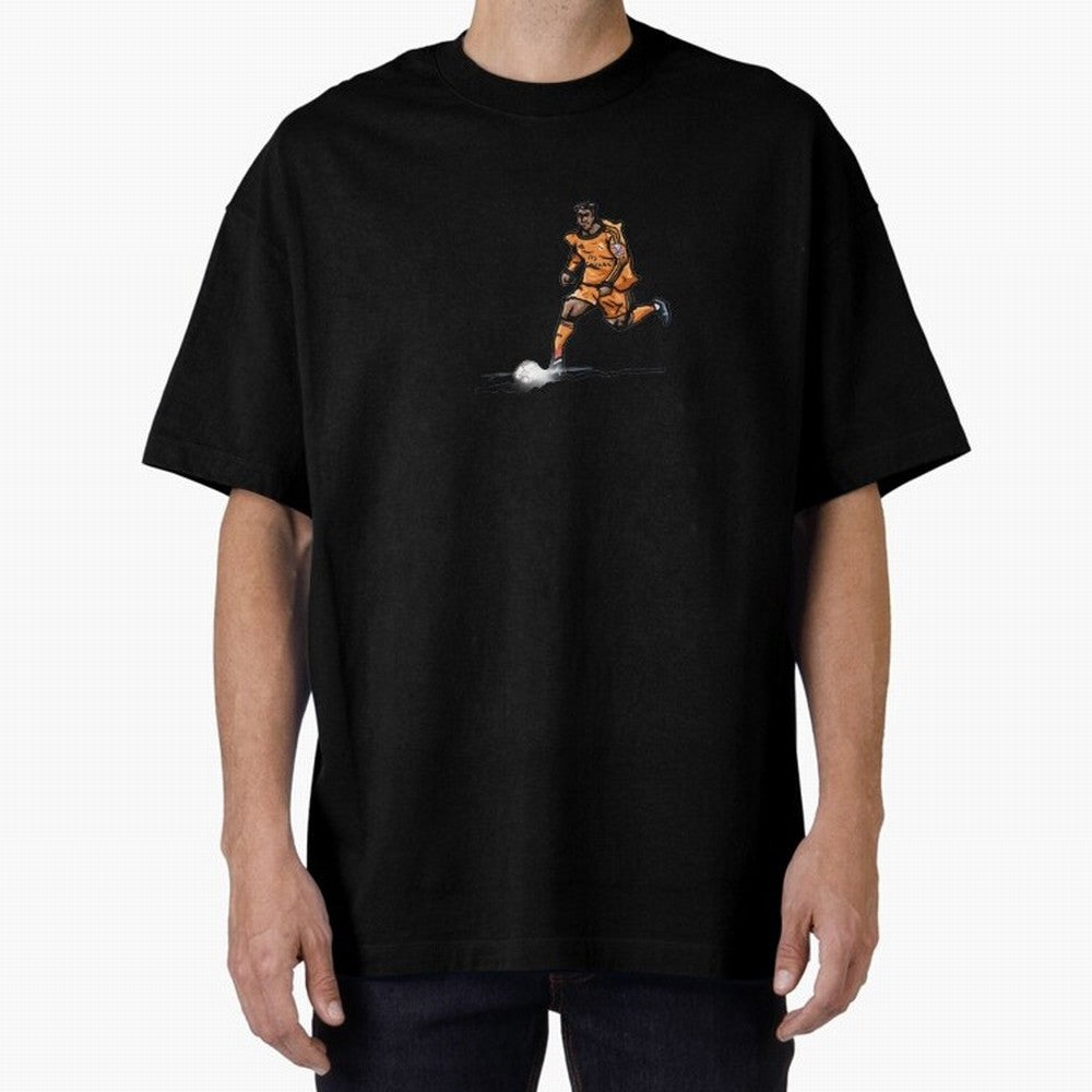 Cristiano Ronaldo Oversized T-Shirt Represent Football Lovers during FIFA World Cup 2026 for Fans of CR7 and Brazil, Portugal and Argentina, Bringing Sports Nostalgia, International Competition, Famous Players and Unforgettable Victories; Created