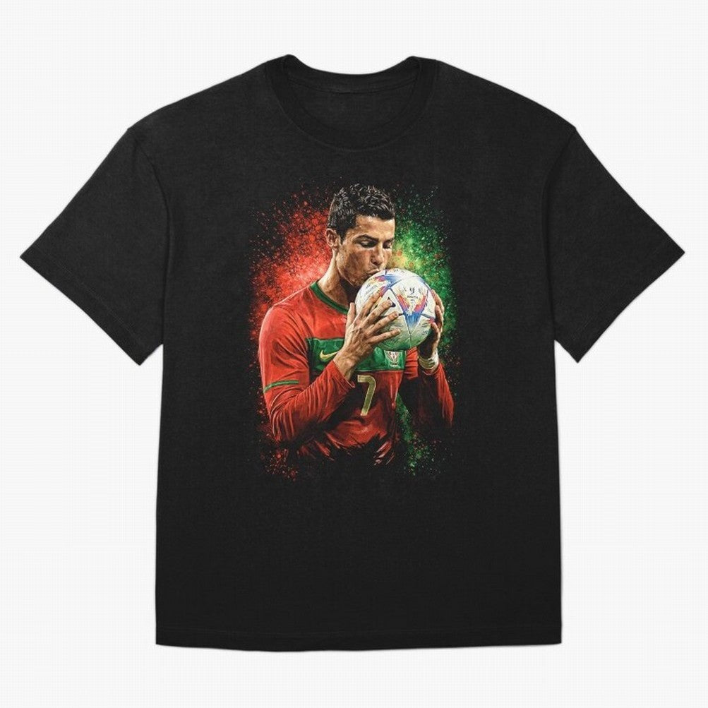 Cristiano Ronaldo Football Legend Oversized T-Shirt Show Passion for the Stars of FIFA World Cup 2026 Built around Messi, Neymar and Mbappe, Argentina Energy, Game Day Rituals, Football Legends, Country Pride and the Road to the Final; Made for