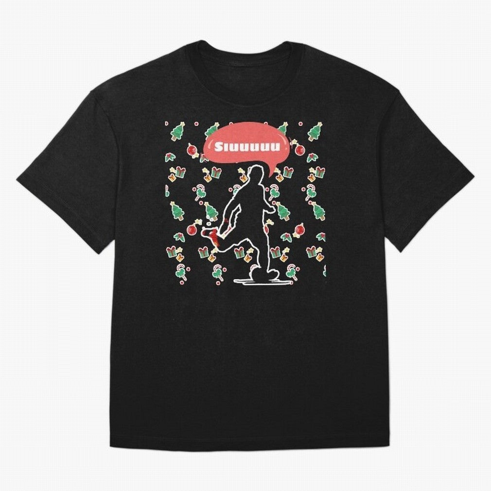 Christmas siuuu CR7 goal Oversized T-Shirt Experience Global Football Passion for FIFA World Cup 2026, Capturing Messi, Neymar and Mbappe, England, Soccer Culture, Superstar Moments, National Team Dreams and Competitive Fire; Great for Watch