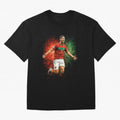 Cristiano Ronaldo Football Legend Oversized T-Shirt Step into Global Football Passion for FIFA World Cup 2026 Group Stage, Built around Messi, CR7 and Mbappe, Brazil, Portugal and Argentina, Sports Nostalgia, International Competition, Famous